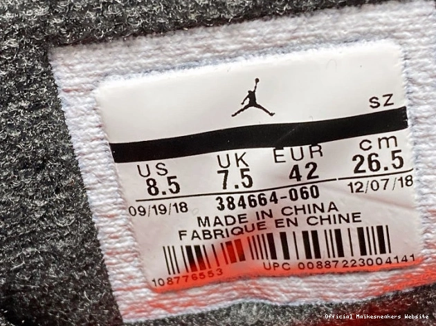 Official Maikesneakers 6 Black Air Jordan Retro 384664-060 OG Infrared 0716
